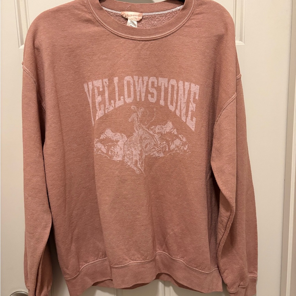 Pink Yellowstone Sweatshirt